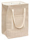 5Five Fabric Collapsible Laundry Basket 70lt with Cap 42x34.5x55cm Beige