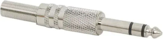 Stereo 6.3 Mm Male Audio Jack Connector