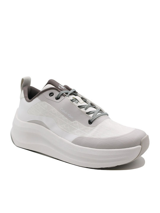 Calvin Klein Chunky Turnschuhe White / Granite Road / Granite Gray