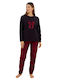 Sexen Winter Damen Pyjama-Set