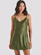 Milena by Paris Winter Women's Nightdress Olive