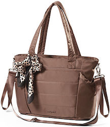 Babyono Wickeltasche Umhängetaschen / Handtaschen Cami Braune