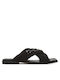 Flache Sandalen für Damen in Schwarz Farbe
