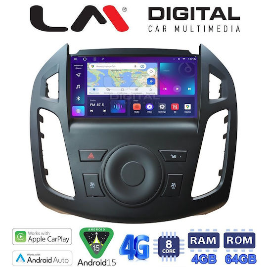 LM Digital Ηχοσύστημα Αυτοκινήτου για Ford Transit Connect 2013 > 2017 (Bluetooth/USB/WiFi/GPS/Apple-Carplay/Android-Auto)