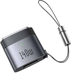 Adaptor Mcdodo Otg Ot-6850 Type-c La Magsafe 3 140w Aliaj De Aluminiu Indicator Led Macbook Air Pro Negru