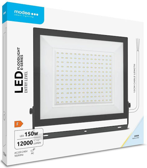 Modee Lighting Waterproof LED Flood Light 150W Cold White 6000K IP65