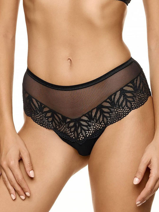 Miss Rosy High-waisted Women's Boxer with Lace ...