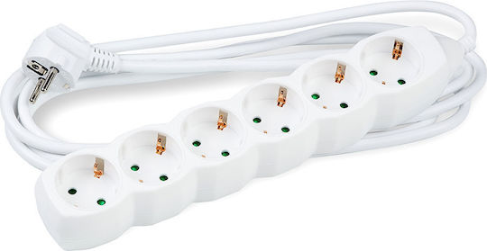 Technik Power Strip 6 Positions with Cable 3m