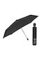 Rain Windproof Automatic Umbrella Compact Black