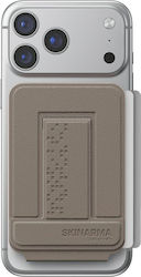 Skinarma MagSafe Card Case in Khaki color