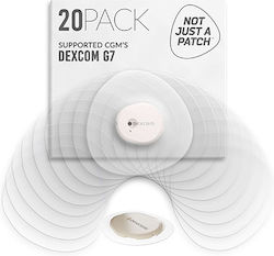 Not Just a Patch Αδιάβροχο Αυτοκόλλητο για Αισθητήρα Dexcom G7, Dexcom ONE+ Freestyle Libre 3, Sibionics GS3, Syai Ultra 20τμχ – Διάφανο