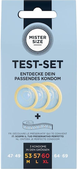 Mister Size Condoms 1pc 60mm for Large Sizes Natural Vegan