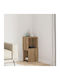 Office Storage Chipboard Cabinet White L30.5xW30xH65cm