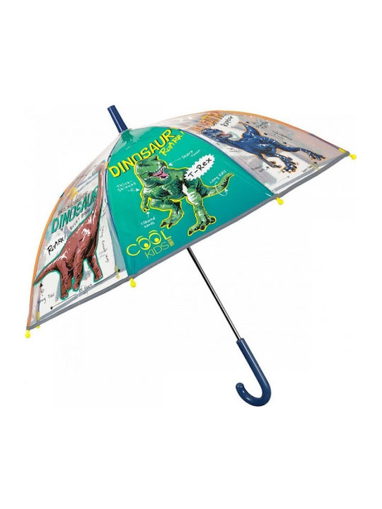 Rain Windproof Umbrella with Walking Stick Multicolour