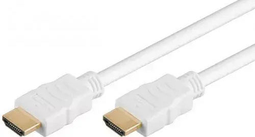 Cablu Hdmi 2m V1.4 Alb Ethernet 3d Goobay