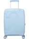 American Tourister Mickey Mouse Детска Светлосиня с 4 колела Височина 55см.