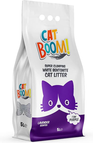 Cat Boom Άμμος Γάτας με Άρωμα Λεβάντα 5lt