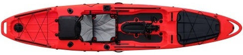 Aquacenter KAY05400-010 Angeln 1 Person Rot