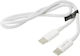 USB 2.0 C Cable USB-C 0.5m 3A 60W White 480Mbps Data Charging LogiLink CU0340