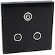 Dimmer Switch with Frame LED Strip Touch in Black Colour