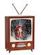 Christmas Decorative TV – Snow Globe Light Music & Snow USB 30x10.7x30cm L26183