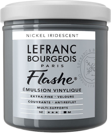 Lefranc & Bourgeois 125ml Flashe Acrylic 833 Series 2 Iridescent Nickel