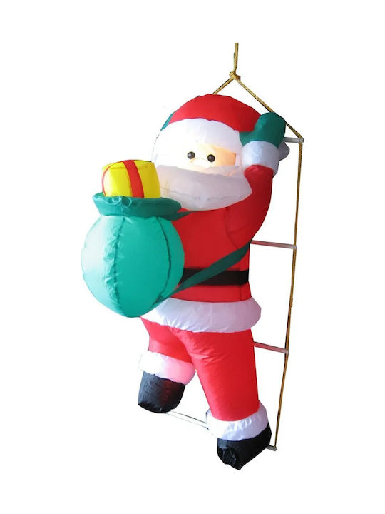 Outdoor Inflatable Illuminated Santa Claus Electric in Ladder 120x60x50cm