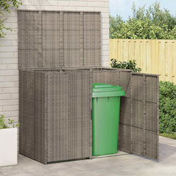 vidaXL Σπιτάκι Σκύλου Μεταλλικό Γκρι 65x80x115cm vidaXL Σπιτάκι Σκύλου Μεταλλικό Γκρι 65x80x115cm