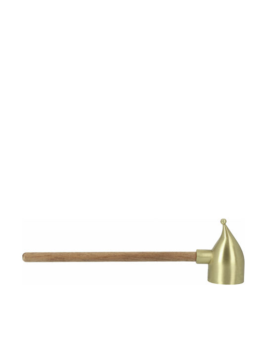 Raeder Christmas Metallic Gold Candlestick 19x5.2cm