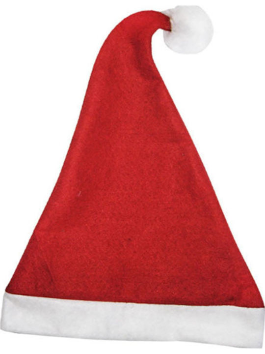 Santa Claus Fabric Cap Red-White 27x35cm Homie 93-1183