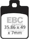 EBC Motorcycle Brake Pads Front Liberty MP3 Symph 50 125 150 Sfa 260