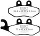 Τακακια Ebc Beverly125 250 300 400 Εμπρος Sfac 353