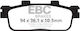 Мотоциклетни Накладки Ebc Citycom125 Gts125-300/hd200 Joyr125/200 Sfac 427