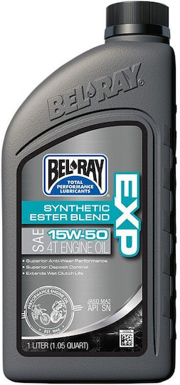 Bel-Ray Motorcycle Oil for Four-Stroke Engines 15W-50 1lt