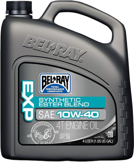 Bel-Ray Motorcycle Oil for Four-Stroke Engines 10W-40 4lt