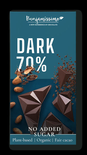 Benjamin Organic Ciocolata Amaruie cu 70% Cacao Fără Gluten 60gr