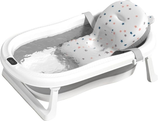 Kidizi Faltbare Babybadewanne mit Thermometer Gray