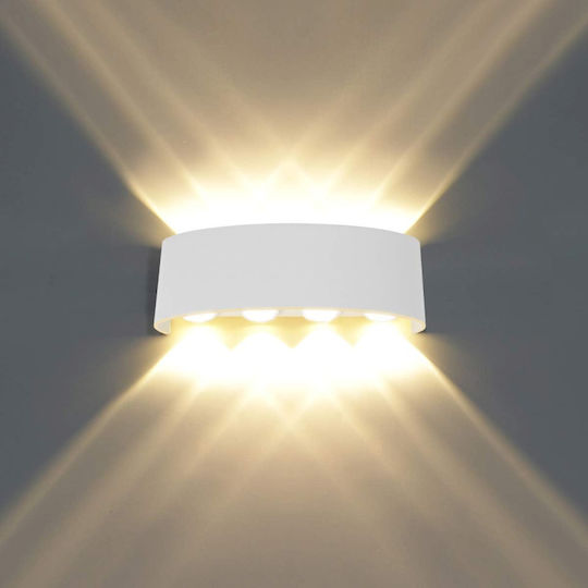 Lightplanet Επιτοίχιο Εξωτερικό Φωτιστικό LED IP54