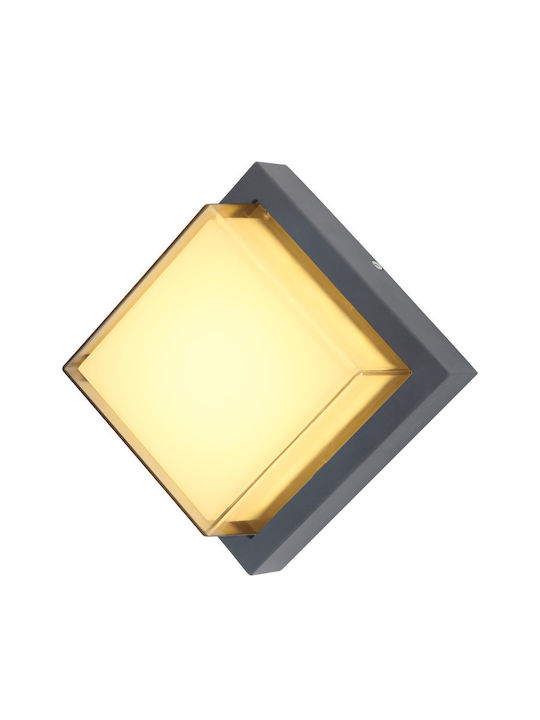 Lightplanet Επιτοίχιο Εξωτερικό Φωτιστικό LED IP65 12W