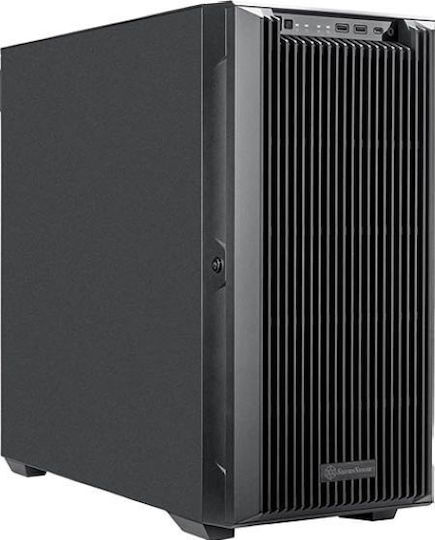Silverstone CS383 Midi-Turm Computergehäuse Schwarz