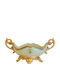 La Belle Maison Decorative Bowl Plastic Blue 36x21x22cm D1875