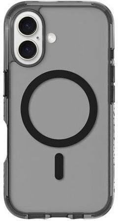 Laut Umschlag Rückseite Silikon Schwarz (iPhone 16, Laut)