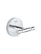 Grohe Двойна Кука За Банята С Винтове Сребриста