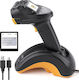 Inateck Handheld-Scanner Drahtlos mit 2D- und QR-Barcode-Lesefunktion