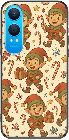 Festive Friends Elf Oneplus Nord Ce4 Lite 5g Schwarze TPU Mehrfarbige Silikon Handyhüllen
