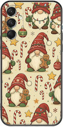Festive Friends Gnome Samsung Galaxy M34 5g Черен TPU Силикон Festive Friends Gnome Samsung Galaxy M34 5g Черен TPU Силикон