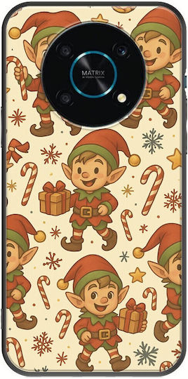 Festive Friends Elf Honor Magic 4 Lite 5g Черен TPU Черен Силикон