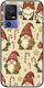 Festive Friends Gnome Tcl 40 Se Negru Silicon TPU
