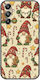 Festive Friends Gnome Samsung Galaxy M35 5g Черен TPU Силикон