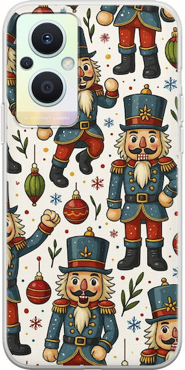 Празнични Приятели Nutcracker Oppo Reno 7 Lite 5g Гъвкава TPU Прозрачна Силиконова